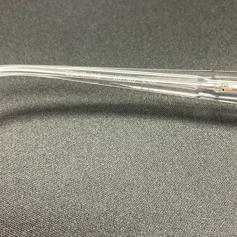 Alain Mikli A01103 Glasses Crystal frame with Case and Cleaning Wipes - Picture 9 of 10